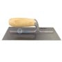 Truelle à plâtre en acier inoxydable, lisseuse manuelle 280mm manche en bois VEIBER® | VB-8060