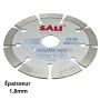شفرة ماسية 115×1.8×22.2 مم، تقطع مواد البناء الخرسانة والجرانيت من صالي