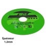 Disque à couper/meuler le verre, cristal, jade et céramique 115x22.23mm SHILI TOOLS | SL-T2721
