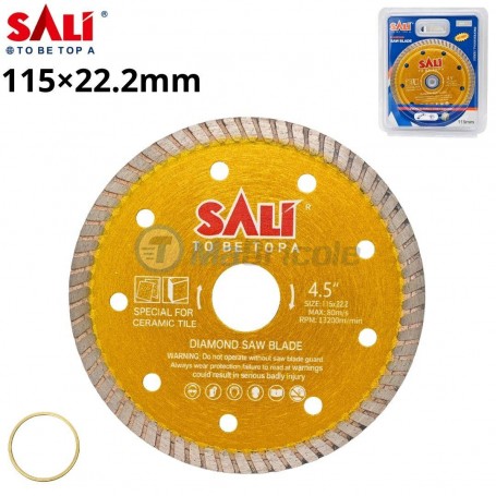 قرص ماسي خاص للسيراميك 115×22.2 مم لمجلخة الزاوية والمناشير الدائرية SALI®