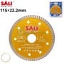 MaBricole | SALI® | Pour meuleuse | Disque diamant spécial pour céramique 115×22,2 mm pour meuleuse et scie circulaire SALI®