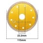 MaBricole | SALI® | Pour meuleuse | Disque diamant spécial pour céramique 115×22,2 mm pour meuleuse et scie circulaire SALI®