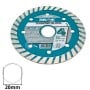 Disque diamant coupe pierres 115 x 22,23 mm épaisseur 2mm ENCOM | KA1145