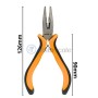 Mini Pince 4,5" en acier au carbone MiNG LI