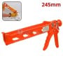 Pistolet à silicone orange en plastique pour cartouches de 245 mm