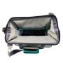 Vue intérieure du sac à outils ENCOM avec multiples poches le long des parois.