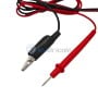 Câble de test rouge et pince crocodile noire pour testeur de batterie et alternateur 12V