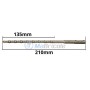 Mèche perforateur SDS PLUS de 210 mm avec partie active de 135 mm, diamètre 6/8 mm
