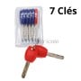 MaBricole | CUBRA TOOLS | Cylindre | Cylindre antivol pour serrure d'entrée 70×32 mm avec 7 clés en laiton CUBRA TOOLS