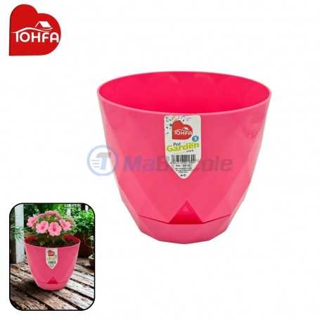 MaBricole | TOHFA | Outils de jardin | Pot de fleurs en plastique avec une forme géométrique N°3 TOHFA | TG130