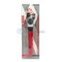 Clé universelle ajustable pour meuleuse d'angle avec poignée antidérapante rouge en emballage transparent.