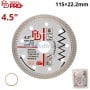 MaBricole | HD PRO | Pour meuleuse | Disque diamant 150x22.2mm, coupe brique, blocs, béton, céramique et marbre HD PRO | HDM0065
