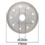 MaBricole | HD PRO | Pour meuleuse | Disque diamant 150x22.2mm, coupe brique, blocs, béton, céramique et marbre HD PRO | HDM0065