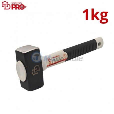 MaBricole | HD PRO | Marteaux et massettes | Massette en acier haute température, manche en TPR antidérapant et absorbant les chocs HD PRO | HDMS