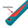 Poignée ergonomique en caoutchouc rouge et bleu du marteau arrache-clous HD PRO