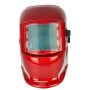 MaBricole | HD PRO | Protection des yeux | Masque de soudage avec assombrissement automatique, énergie solaire, champ de vision 90×35mm, DIN 13, rouge HD PRO | HDCS002