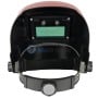 MaBricole | HD PRO | Protection des yeux | Masque de soudage avec assombrissement automatique, énergie solaire, champ de vision 90×35mm, DIN 13, rouge HD PRO | HDCS002
