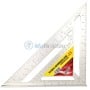 Équerre triangle de charpentier en aluminium de 30 cm avec graduations visibles