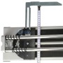 Détail du mécanisme de mesure et de découpe d'une coupeuse manuel HD PRO pour carrelage