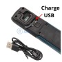 Torche LED rechargeable USB 3W, lampe de travail sans fil 2 modes avec aimant HONEST PRO | YAE4013