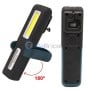 Torche LED rechargeable USB 3W, lampe de travail sans fil 2 modes avec aimant HONEST PRO | YAE4013