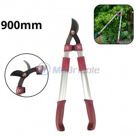 MaBricole | SMTOP | Outils de jardin | Sécateur télescopique, coupe-branches avec manches extensibles en aluminium 670-900mm SMTOP | SM8080