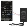 محول طاقة عالمي لأجهزة الكمبيوتر المحمولة، يعمل بتيار متردد/مستمر، 12-24 فولت، 96 واط، مزود بـ 8 رؤوس قابلة للتبديل