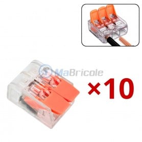 MaBricole | | Accessoires d'électricité | Kit de connecteurs électriques avec pince en T auto-dénudante de différentes tailles 120 pièces