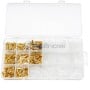 Kit de 640 fiches électriques mâles/femelles avec gaines isolantes (2,8 / 4,2 / 4,8 / 6,3 mm) avec coffret