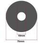 Disque à tronçonner 75*1,2*10mm pour métal, acier inoxydable 25Pcs BIYOTI | BYT-101008