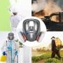 Masque de protection intégral, réutilisable avec filtre pour la protection contre les gaz multiples et les vapeurs organiques