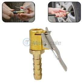 Clip de valve, embout de gonflage rapide diamètre 8mm pour mono-gonfleur de pneus de véhicules