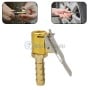 Clip de valve en laiton pour gonflage rapide de pneus, diamètre 8mm, avec levier de serrage