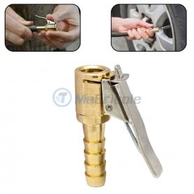 Clip de valve en cuivre, embout de gonflage rapide diamètre de 8mm pour les pneus de véhicules, moto et vélo