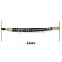 Extension flexible de valve de gonflage de pneus de 22 cm avec raccords en laiton, pression maximale 225 Bar/3265 PSI