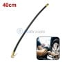 Rallonge flexible de valve de 40 cm avec clip pour gonflage de pneus, raccord 1/4 pouce.