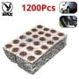 مجموعة من 1200 رقعة مقاس 32 مم، قطع لإصلاح ثقوب الأنابيب الداخلية بتقنية الفلكنة الباردة من باكس
