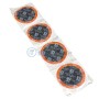 MaBricole | PAX | Autre accessoires | Lot de 4 patchs 6cm, pièces de réparation des crevaisons de chambres à air par vulcanisation à froid PAX