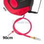 MaBricole | BIG RED | Outillage à air comprimé | Enrouleur mural automatique de tuyau d'air comprimé 14 m 32 bar, tuyau en PVC 1/4" BIG RED | TRI03011Q
