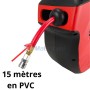 MaBricole | BIG RED | Outillage à air comprimé | Enrouleur mural automatique de tuyau d'air comprimé 15 m 20 bar, tuyau en PVC 1/2" BIG RED | TRI03021Q