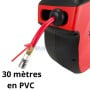 بكرة خرطوم هواء مضغوط أوتوماتيكية حائطية، 30 متر 20 بار، وخرطوم PVC مقاس 3/8 بوصة، من بيج ريد | TRI03030Q