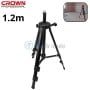 MaBricole | CROWN | Mesure et contrôle | Trépied télescopique en aluminium 1.2m pour niveau laser CROWN | 02330