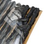 Lot de 60 mèches de réparation noir 5mm x 20cm en caoutchouc adhésif pour réparer les crevaisons des pneus TAITEC