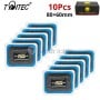 Lot de 10 emplâtres N°10, 80×60mm, pièces de réparation des crevaisons des pneus TAITEC | TNRE-10-10P