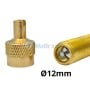 Valve tubeless coudée en cuivre TRJ650-03, embase de fixation jante type TRSP2, pour les pneus de génie civil, engins, agricoles