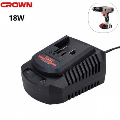 Chargeur Batterie Peceuse Visseuse CROWN (CT21056LM-1.5) 18W CROWN | CHB-CT21056LM-1.5