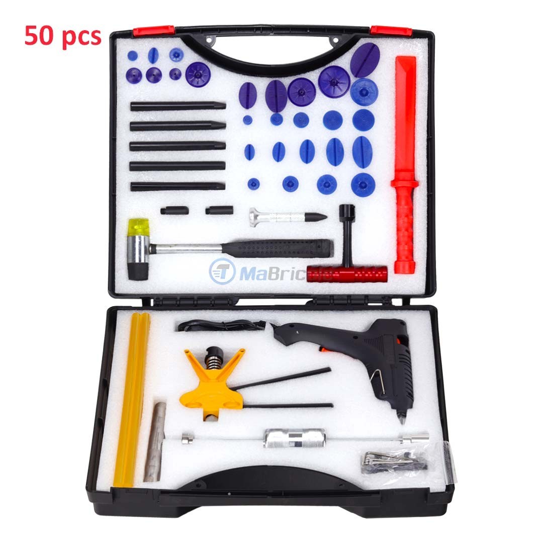 Kit De Réparation De Bosses Voiture Sans Peinture - Extracteur En T Avec Languettes Adhésives - Pour Petites Déformations Carrosserie