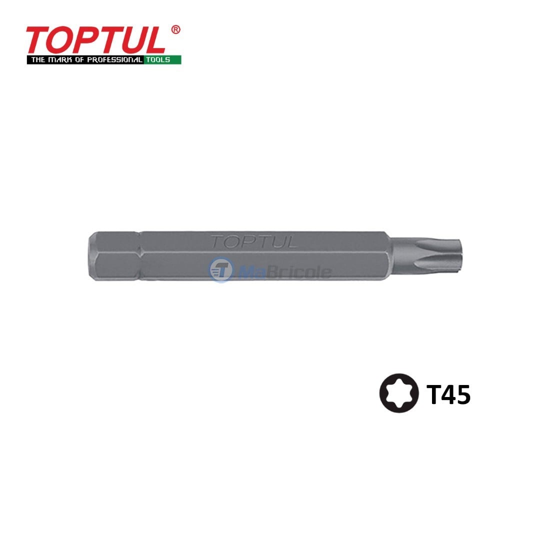 Embout Torx NT5-75 Vessel – Petit, Costaud, Pour Visseuses