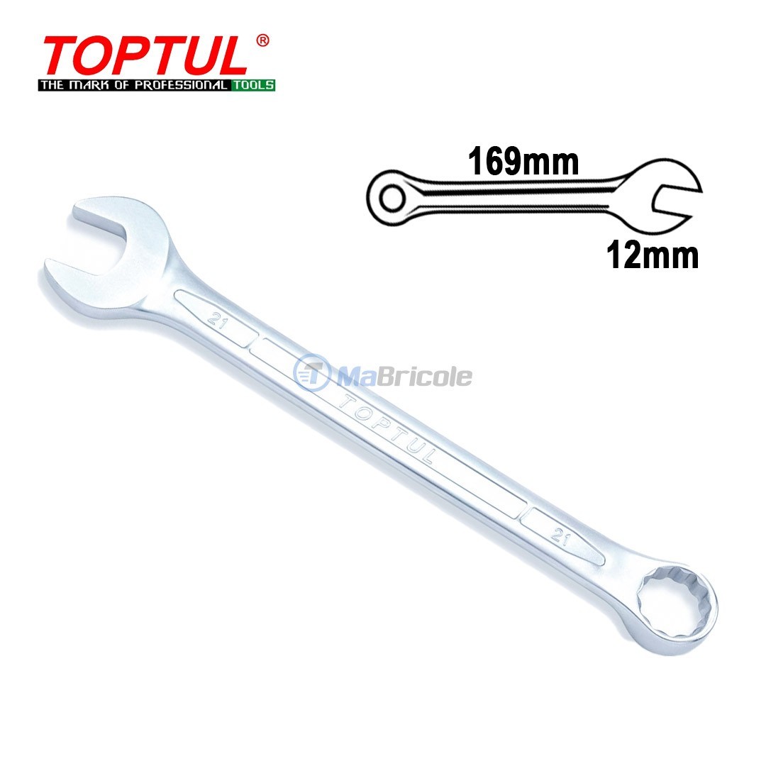 Clé Polygonale Gros Effort œil 12 Pans Métrique - 10C0