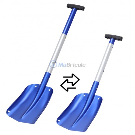 Lot De 2 Pelles à Neige Et Sable Pour Enfants – Manche Long 50 Cm – Plastique Résistant – Coloris Aléatoire – Idéal Plage, Jardin, Bac à Sable